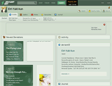 Tablet Screenshot of eiri-yuki-kun.deviantart.com