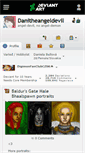 Mobile Screenshot of danitheangeldevil.deviantart.com