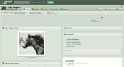 Desktop Screenshot of luckyjumpers.deviantart.com
