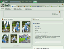 Tablet Screenshot of kiara91.deviantart.com