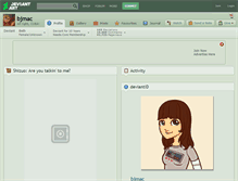Tablet Screenshot of bjmac.deviantart.com