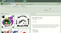 Desktop Screenshot of hatsumei-chan.deviantart.com