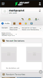 Mobile Screenshot of merkavam4.deviantart.com