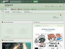 Tablet Screenshot of merkavam4.deviantart.com