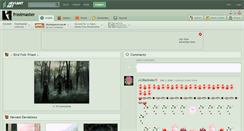 Desktop Screenshot of frostmaster.deviantart.com