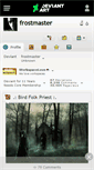 Mobile Screenshot of frostmaster.deviantart.com