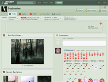Tablet Screenshot of frostmaster.deviantart.com