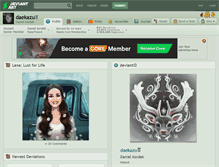 Tablet Screenshot of daekazu.deviantart.com