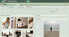 Desktop Screenshot of kjang.deviantart.com