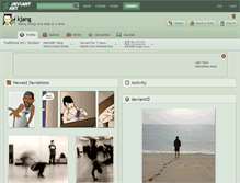 Tablet Screenshot of kjang.deviantart.com