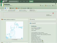 Tablet Screenshot of kimikotsu.deviantart.com