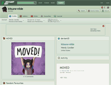 Tablet Screenshot of kitsune-nilde.deviantart.com