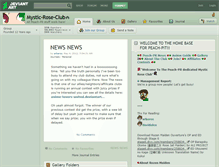 Tablet Screenshot of mystic-rose-club.deviantart.com