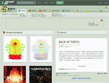 Tablet Screenshot of gojera.deviantart.com
