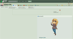 Desktop Screenshot of kohane-chan.deviantart.com