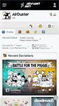 Mobile Screenshot of airduster.deviantart.com
