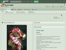 Tablet Screenshot of estelle-night.deviantart.com