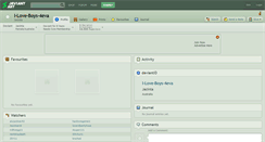 Desktop Screenshot of i-love-boys-4eva.deviantart.com