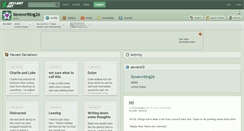 Desktop Screenshot of ilovewriting26.deviantart.com