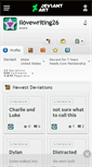 Mobile Screenshot of ilovewriting26.deviantart.com