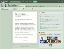 Tablet Screenshot of org-evolution.deviantart.com