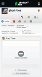 Mobile Screenshot of ghost-ties.deviantart.com