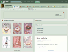 Tablet Screenshot of pjsmalley.deviantart.com