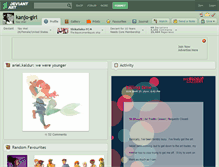 Tablet Screenshot of kanjo-girl.deviantart.com
