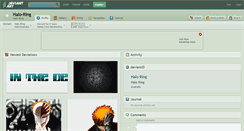 Desktop Screenshot of halo-ring.deviantart.com
