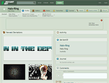 Tablet Screenshot of halo-ring.deviantart.com