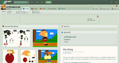 Desktop Screenshot of evilshallprevail.deviantart.com