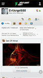 Mobile Screenshot of evilangel888.deviantart.com