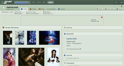 Desktop Screenshot of marina-look.deviantart.com