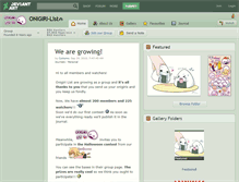 Tablet Screenshot of onigiri-list.deviantart.com