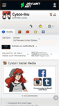 Mobile Screenshot of cysco-inu.deviantart.com
