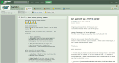 Desktop Screenshot of mankin.deviantart.com