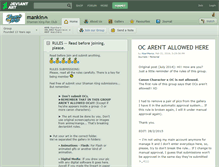Tablet Screenshot of mankin.deviantart.com