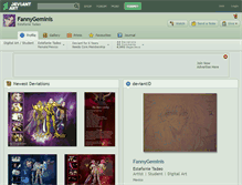 Tablet Screenshot of fannygeminis.deviantart.com