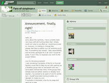 Tablet Screenshot of fans-of-amaimon.deviantart.com