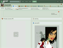 Tablet Screenshot of insomniel.deviantart.com