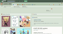 Desktop Screenshot of gyakuten-saiban.deviantart.com