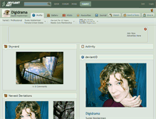 Tablet Screenshot of digidrama.deviantart.com