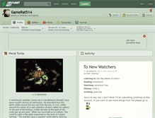 Tablet Screenshot of gamerat514.deviantart.com