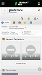 Mobile Screenshot of giantezone.deviantart.com