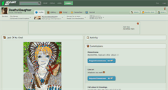 Desktop Screenshot of deathsxdaughter.deviantart.com