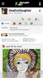 Mobile Screenshot of deathsxdaughter.deviantart.com