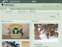 Tablet Screenshot of californianinja.deviantart.com