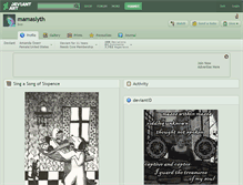Tablet Screenshot of mamaslyth.deviantart.com