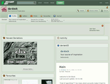 Tablet Screenshot of da-stock.deviantart.com