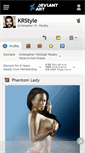 Mobile Screenshot of krstyle.deviantart.com